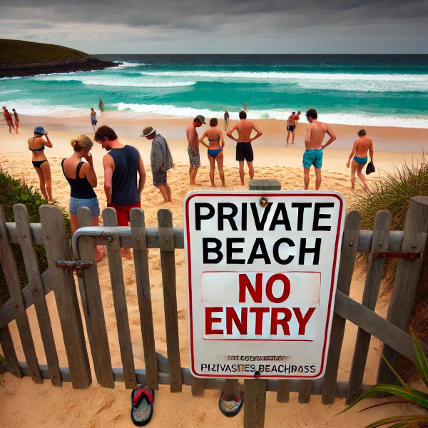 Private Beach Access